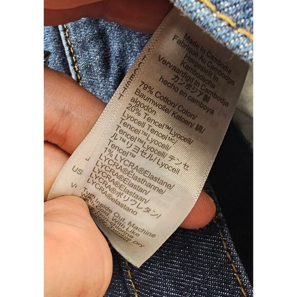 9" mid-rise skinny jean in signature stretch j crew sz 33 EUC ankle cigarette - Picture 5 of 10